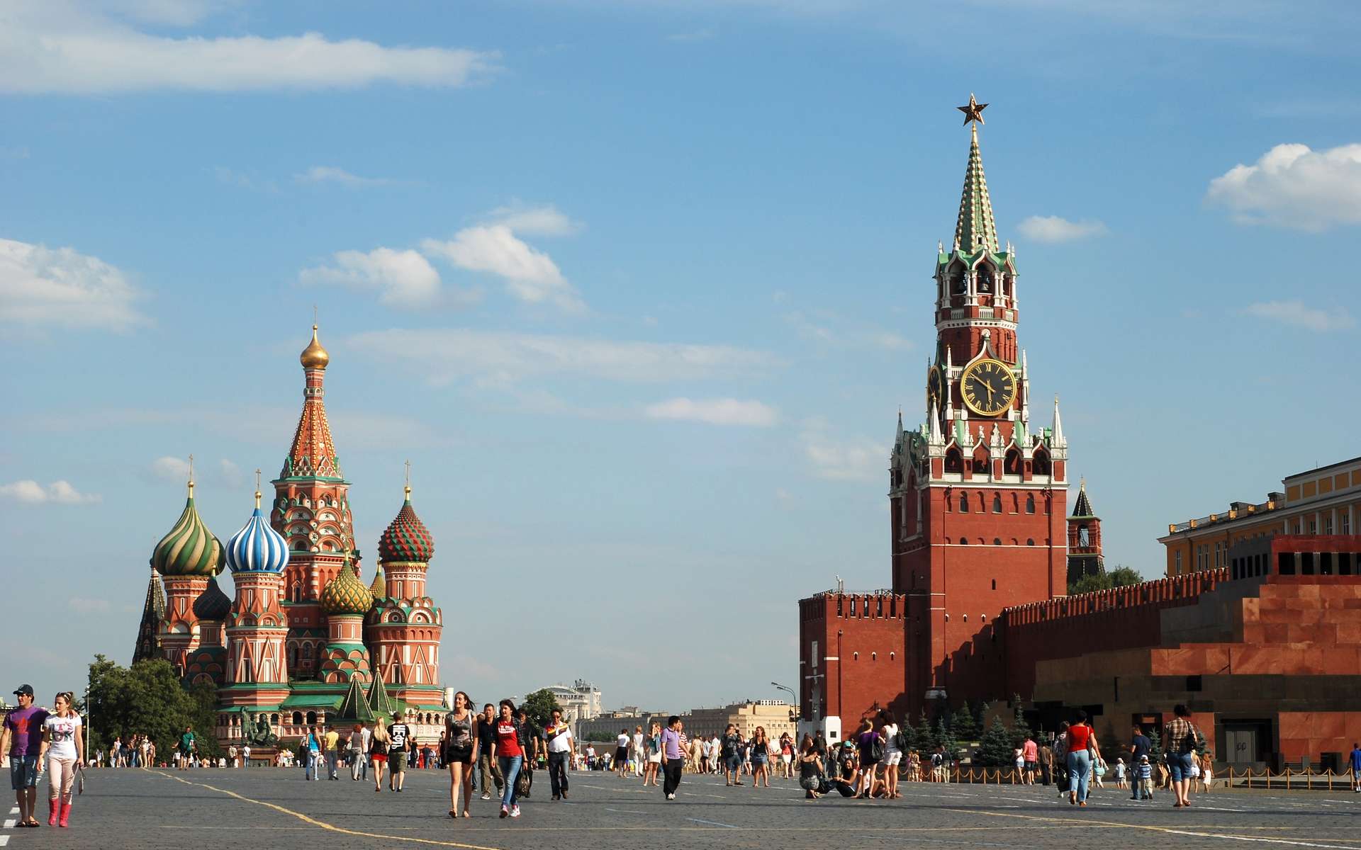 Parapente avec vue sur la Place Rouge et Kremlin